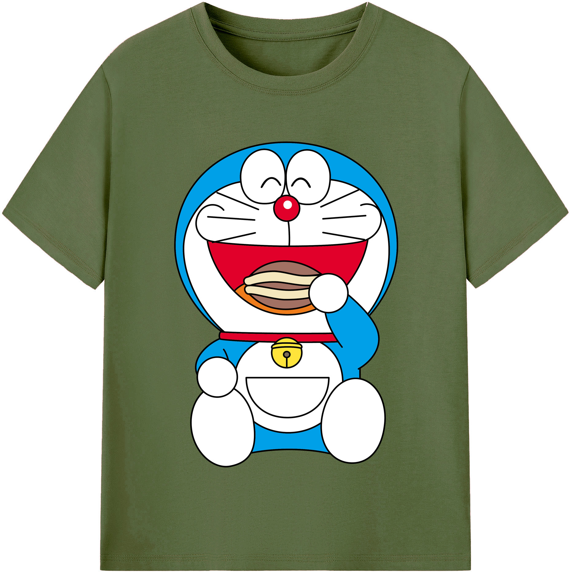 （画像用） ドラえもん Doraemon 綿100％半袖Tシャツ（フロントプリント）